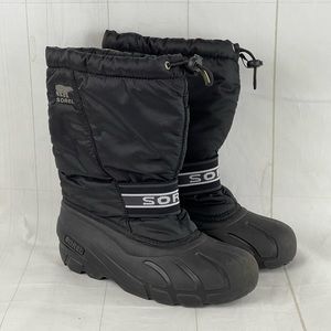 Sorel Black Snow Boots Size 6